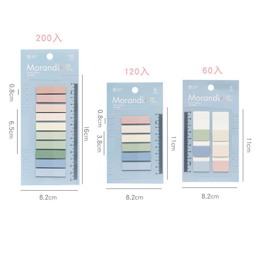 ELEGANT Creative Sticky Notes Cute Stationery Memo Pad Planner Stickers Mini Index Bookmark Random Color Kawaii Student Supplies Message Sticker