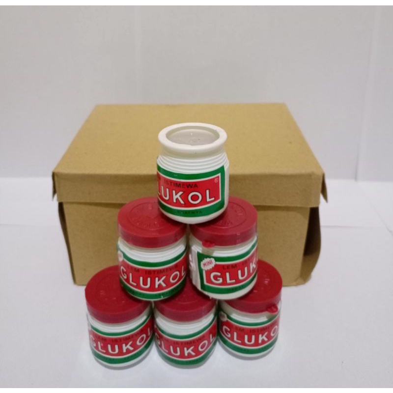 

SATU PACK ( 24 PCS ) LEM KERTAS GLUKOL KECIL LEM GLUKOL MURAH