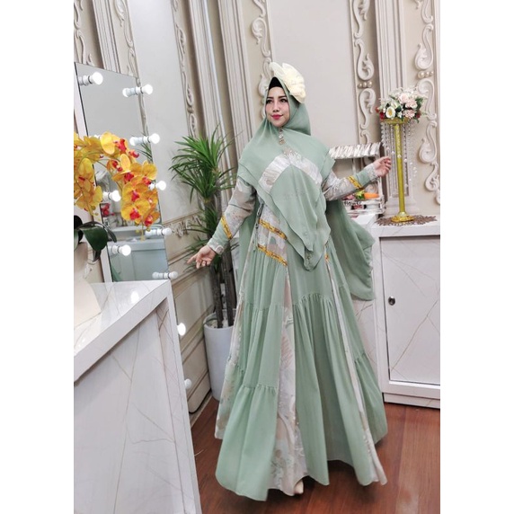 JASMINE SERIES ORI BY SYAFEERA SYARI / GAMIS BRANDED PREMIUM MEWAH TERBARU-4