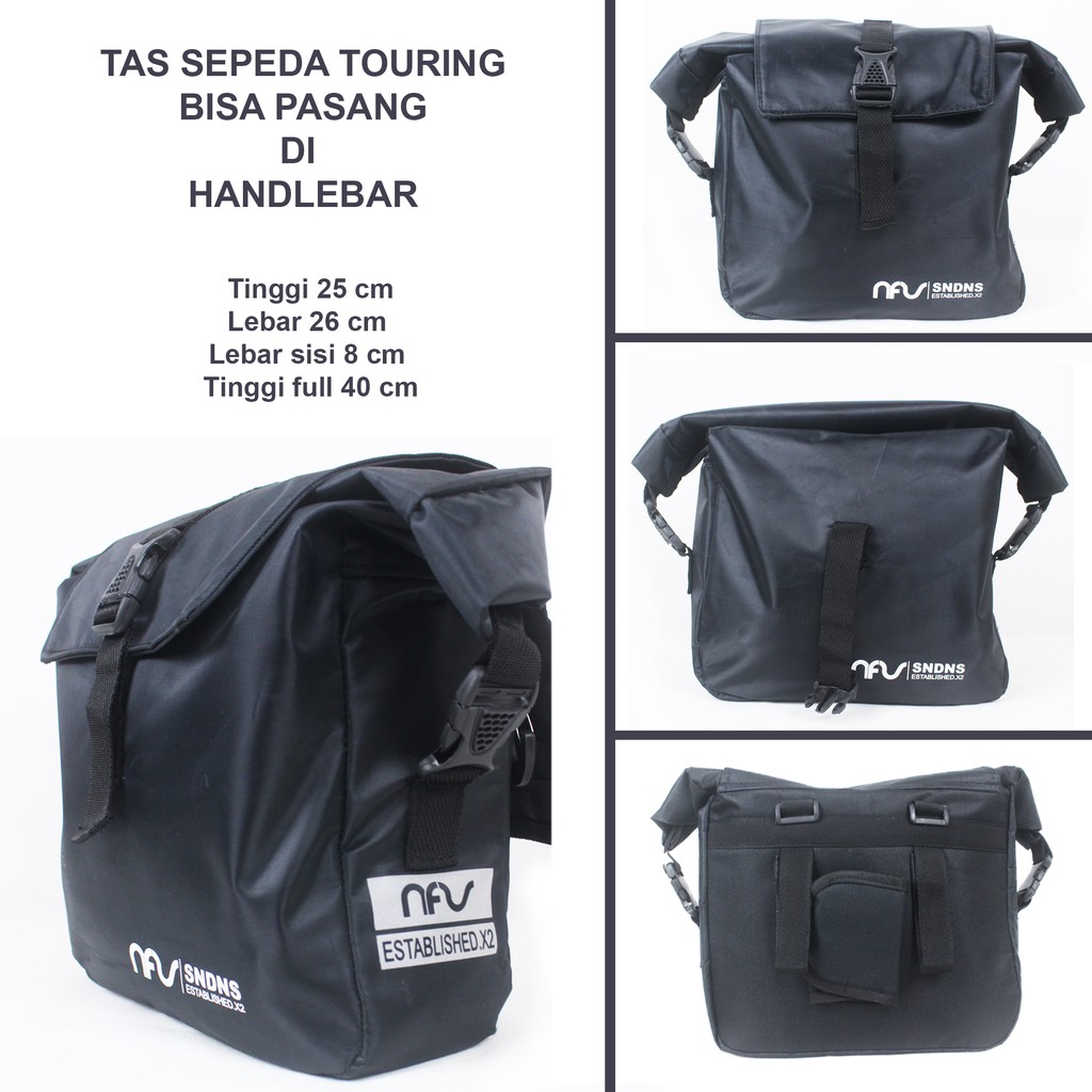 TAS SEPEDA TOURING BISA PASANG DI HANDLEBAR || TR.2