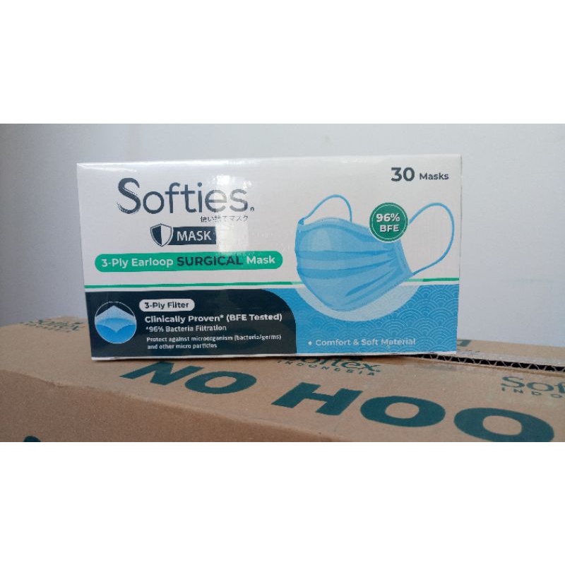 Softies Surgical Mask 30' 3ply