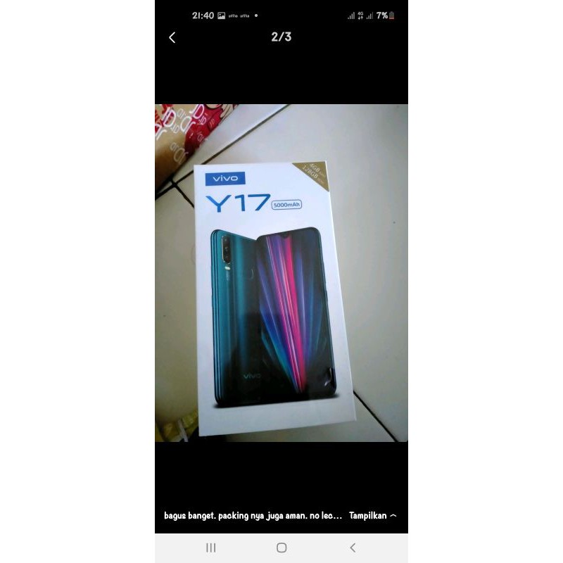 Vivo Y17 RAM 4/128