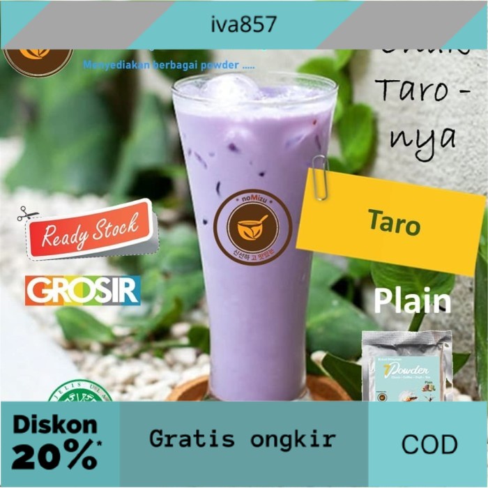 

PROMO Bubuk Minuman 7 Powder rasa Taro - Plain 1kg GRATIS ONGKIR