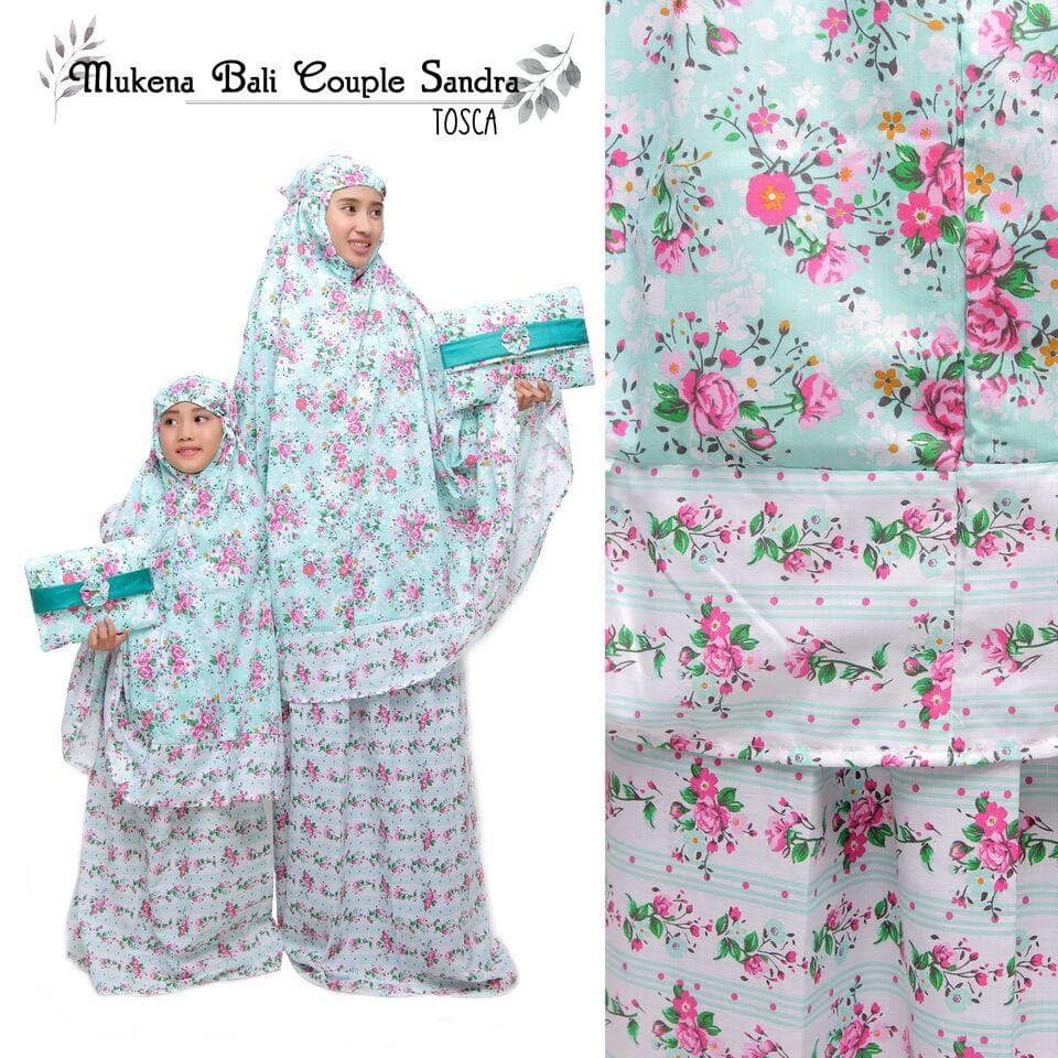 MUKENA COUPLE BALI SANDRA TAS PESTA TOSKA IBU ANAK