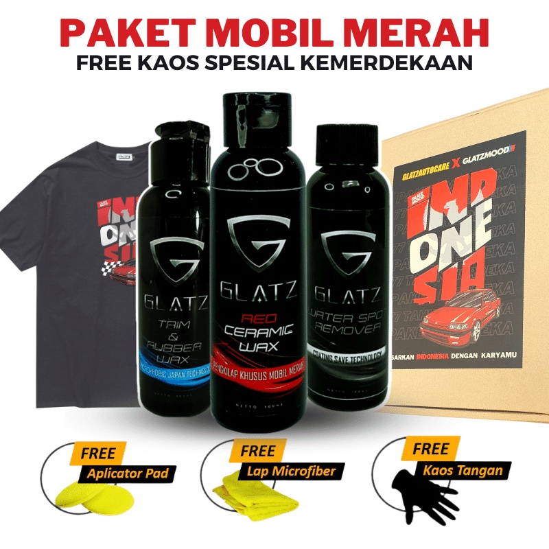 PAKET MERDEKA PERAWATAN MOBIL GLATZ AUTOCARE