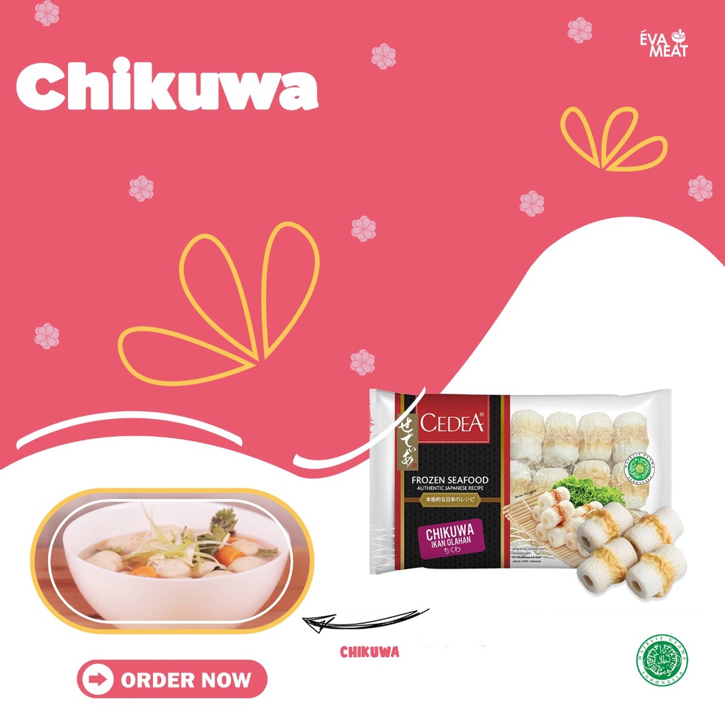 Cedea Chikuwa 250 gr / Chikuwa Seafood / Chikuwa suki / Chikuwa grill / Chikuwa mini / rebusan / ane