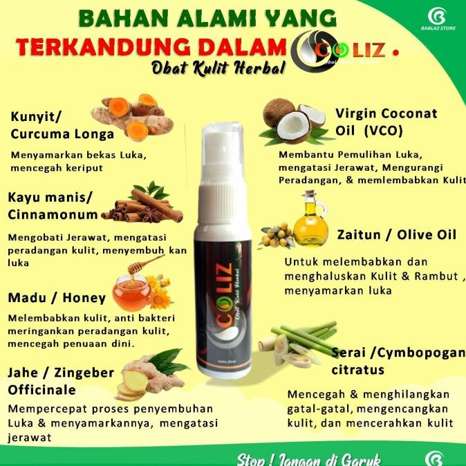 OBAT GATAL KEPALA BOROK BERNANAH GATAL KULIT ALERGI JAMUR COLIZ AMPUH