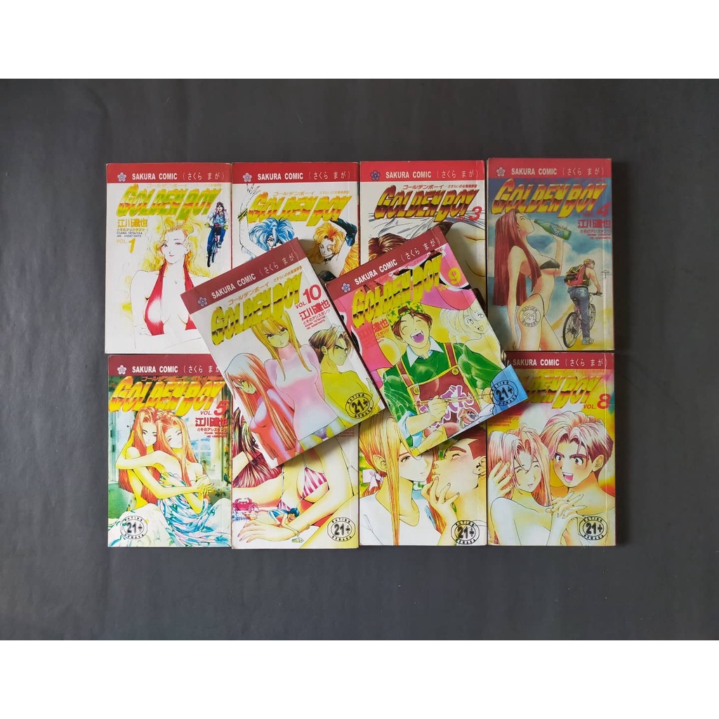Buku Komik Jepang Langka Golden Boy 1-10
