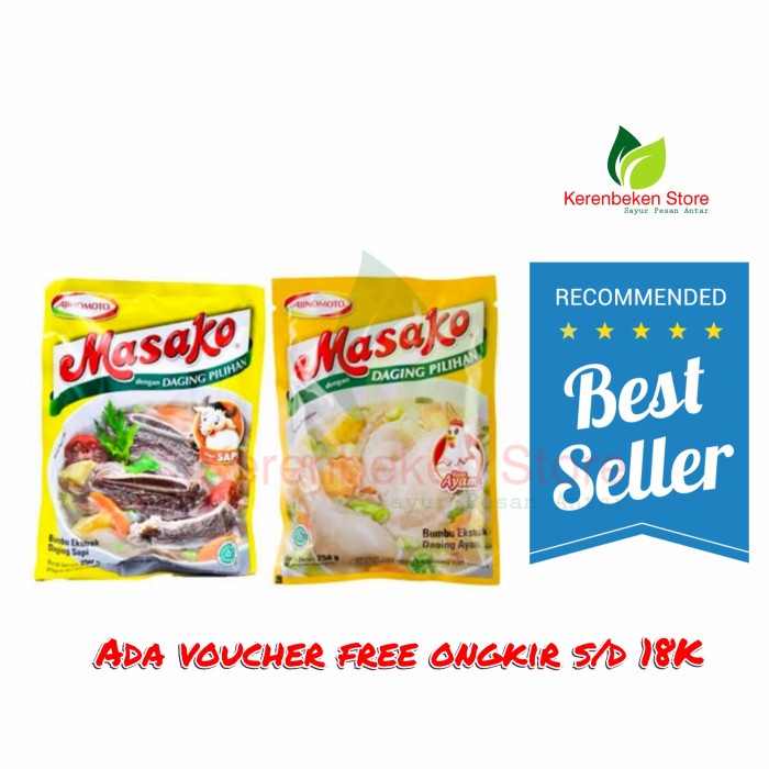 

ajinomoto penyedap masakan masako 250gr - rasa sapi