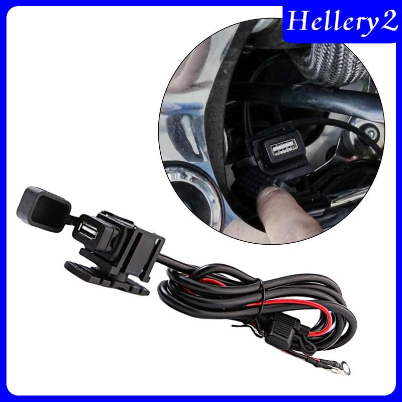 Motorcycle Phone Charging Cable Socket Cable USB Adapter Cable for Phone