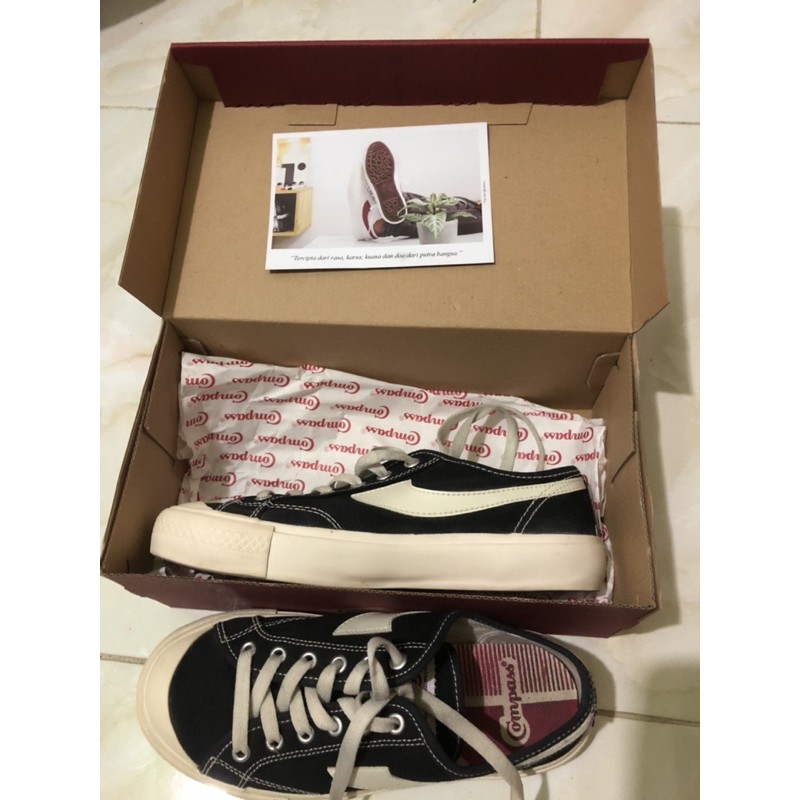 sepatu compass gazelle BW harga retail