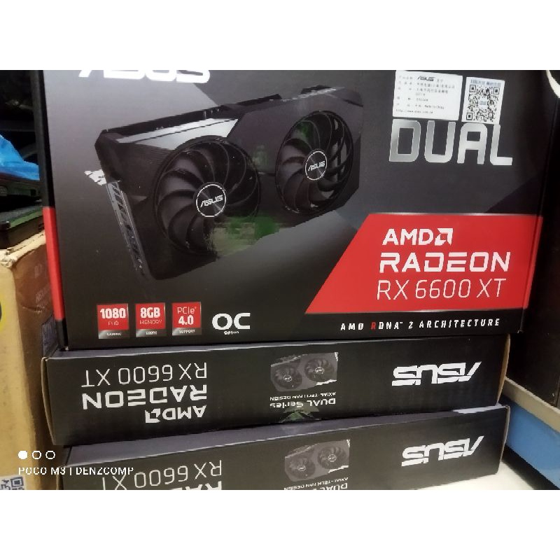 VGA ASUS DUAL OC RX 6600 XT 8GB GDDR6 192-BIT | RX6600XT | 6600XT