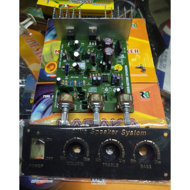Kit aktif speaker tda2030 stereo ( 081 )