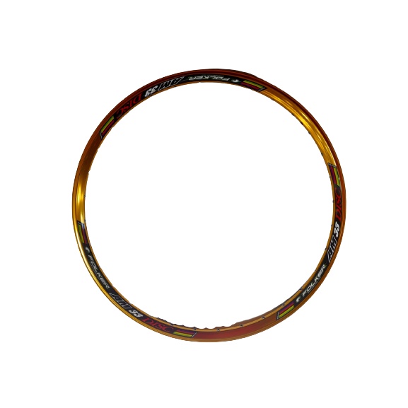 RIM RIMS FOLKER 26 AM33 32 HOLE DISC DOUBLE WALL GOLD