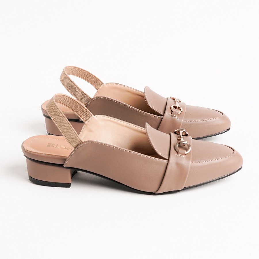 Zavatu-Ori Sepatu Wanita Heels Bustong  Hak Tahu Moka Ukuran 41-45 Trendy Terbaru