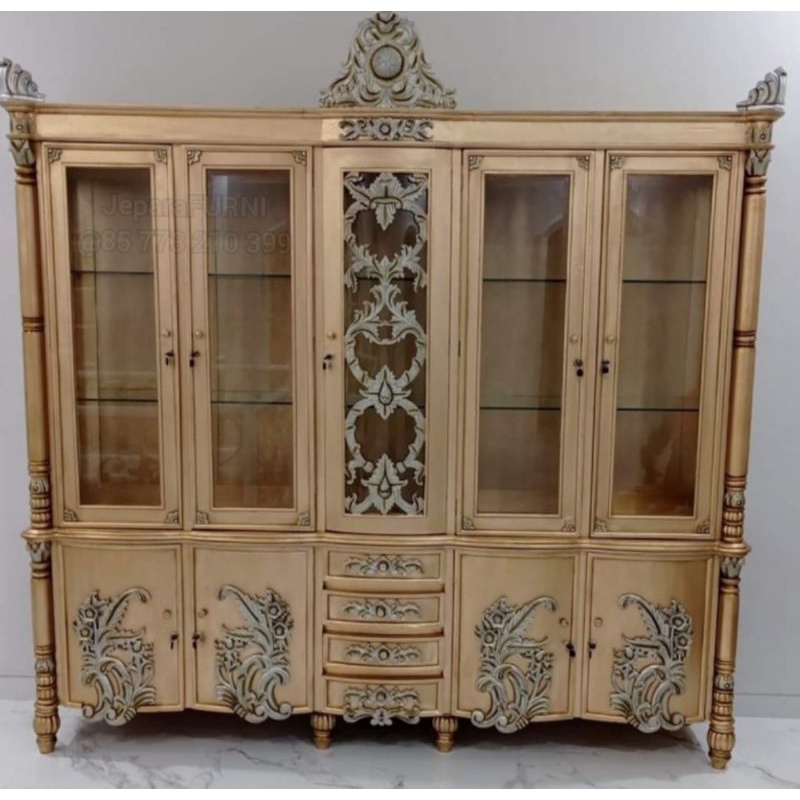 Promo Lemari hias kayu jati jepara