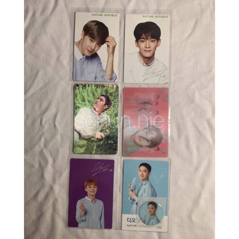 Exo Nature Republic Official Photocard ( PC NATREP SUHO CHEN DO KAI )