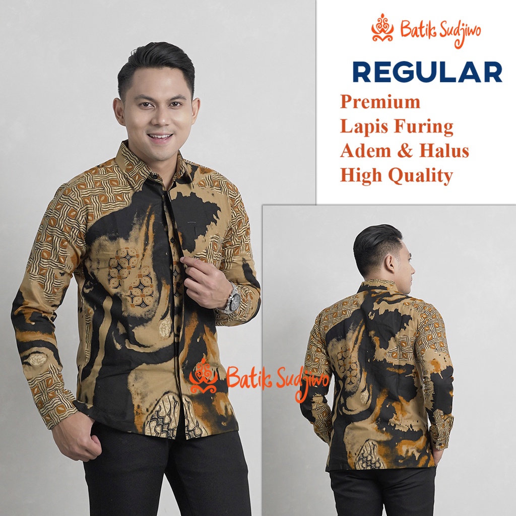 Baju Batik  Lengan Panjang Furing Premium 1091