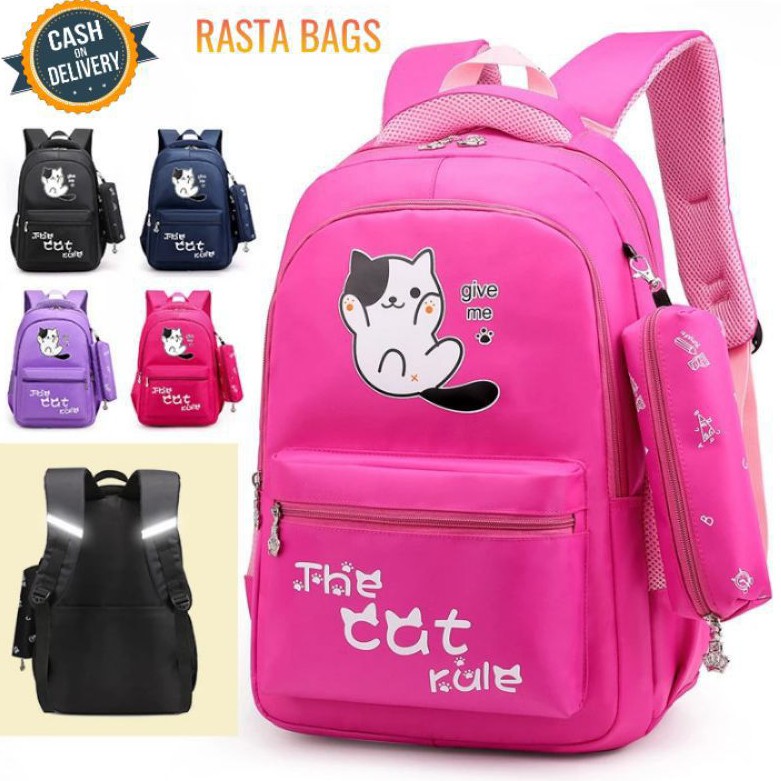 Rasta_Bags17_Tas Ransel Anak Perempuan The Cate Rule Tas Sekolah Anak SD SMP SMA SMK MADRASAH Backpack Anak Cewek Murah Fashion Korea