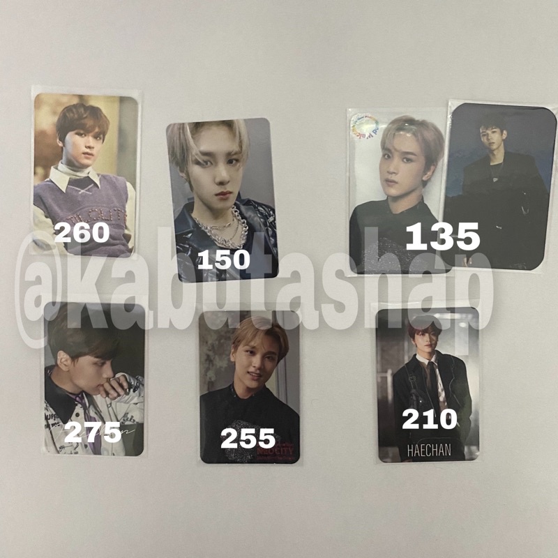 [READY] photocard pc haechan kun kihno arrival tincase shotaro chain loveholic arena wtmp awaken