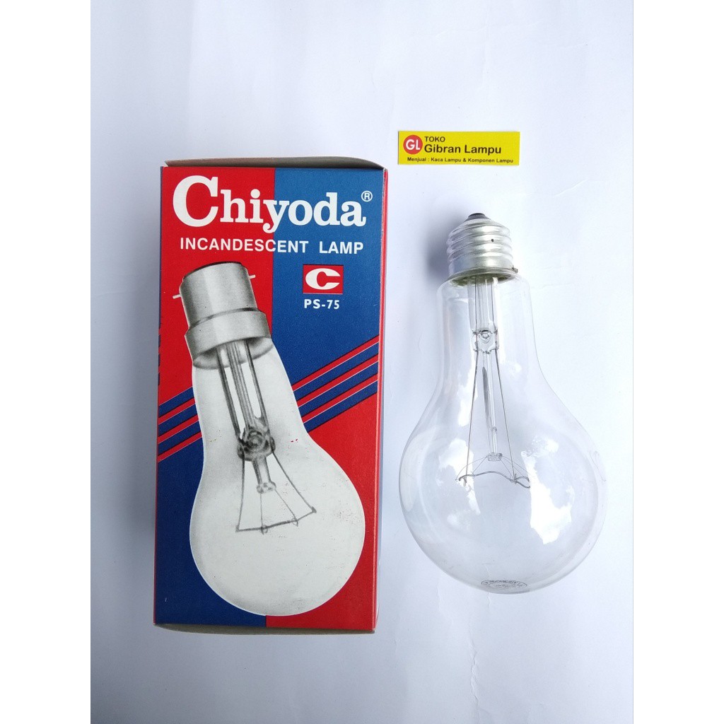 Lampu Pijar Chiyoda 200w - Bohlam 200 Watt untuk Sekring Anti Konslet