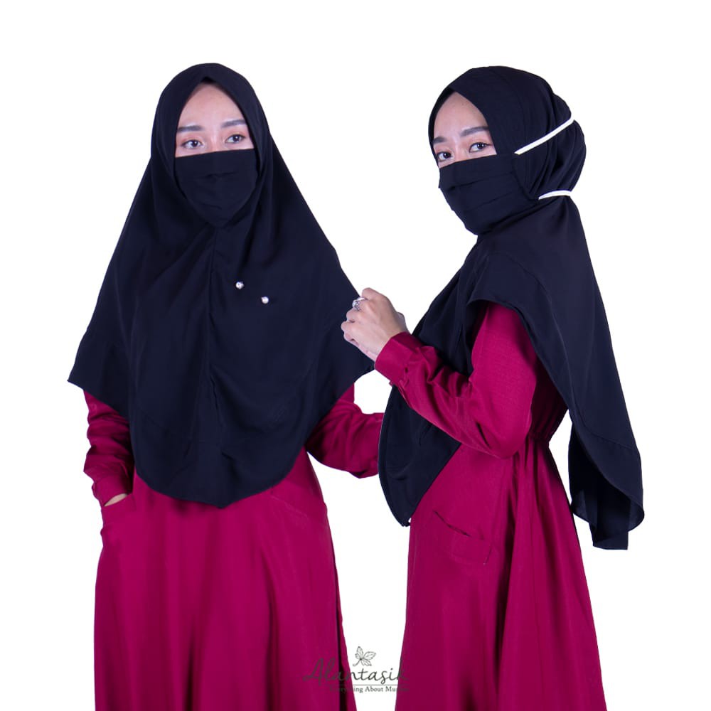 Alantasik - jilbab masker meriska soft pet antem / jilbab cut meyriska R.25