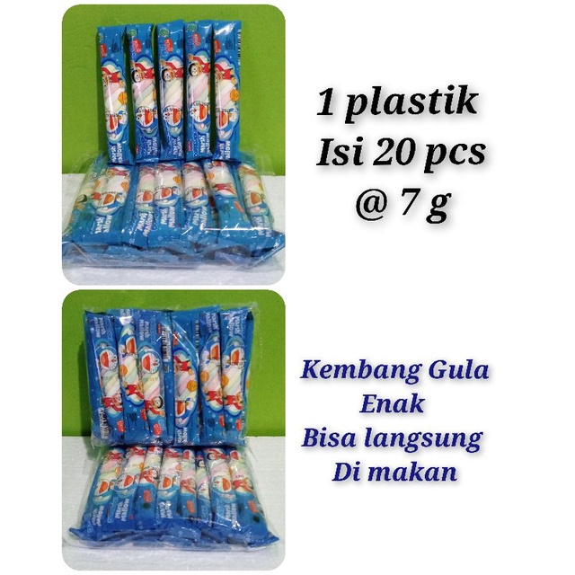 

Permen marshmallow doraemon plastik - 7 g x 20 pcs