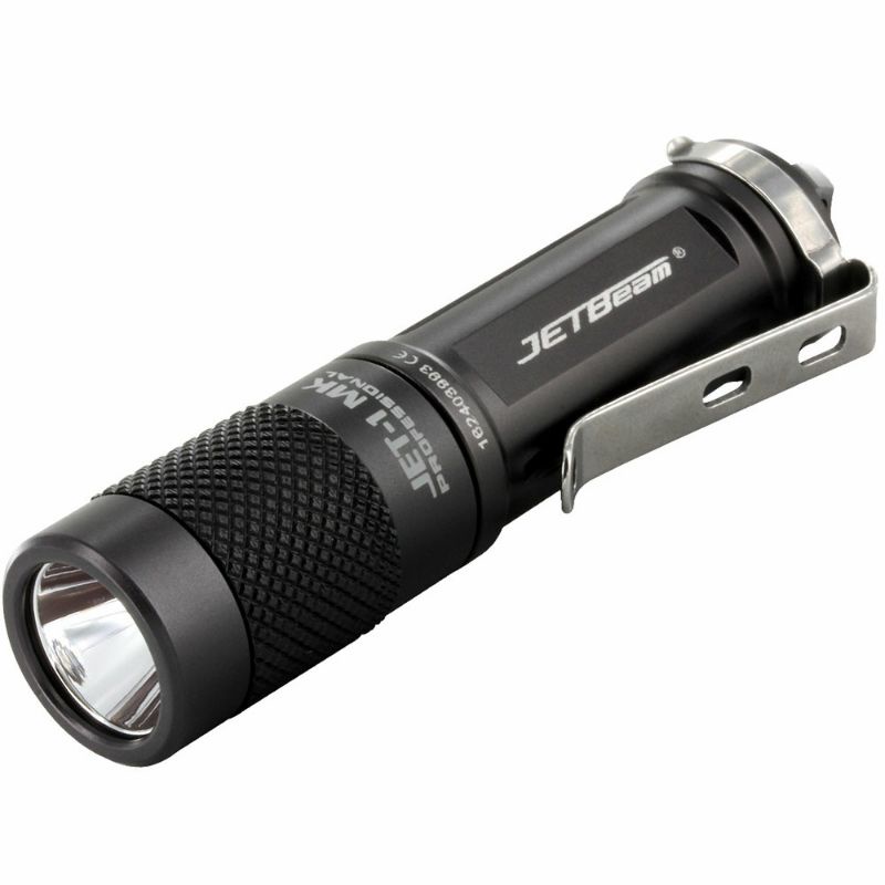 JETBeam Senter Jet-1 MK Tiny Flashlight Senter LED CREE XP-G2 480 Lumens - Black