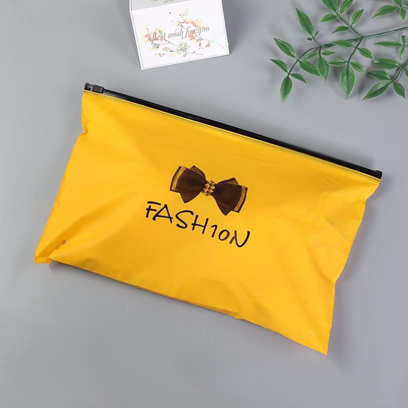 Hot Sale/[Unggulan] Kantong Penyimpanan Plastik Matte Menebal/Zipper Lock Pakaian Sepatu Celana Dalam Kaos Kaki Kosmetik Organize Bag/Travel Waterproof Storage Pouch
