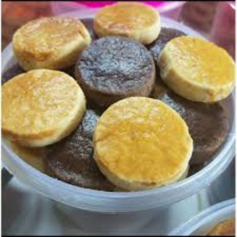 

Kue kacang mix coklat dan original