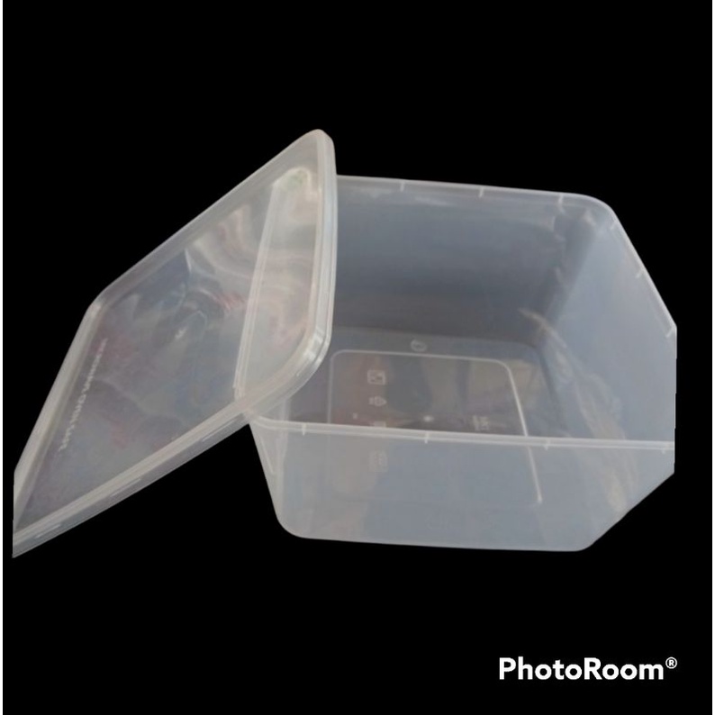 ( 10 Pcs ) Thinwall SQ 3000ml 20x20cm T 10cm kotak makan