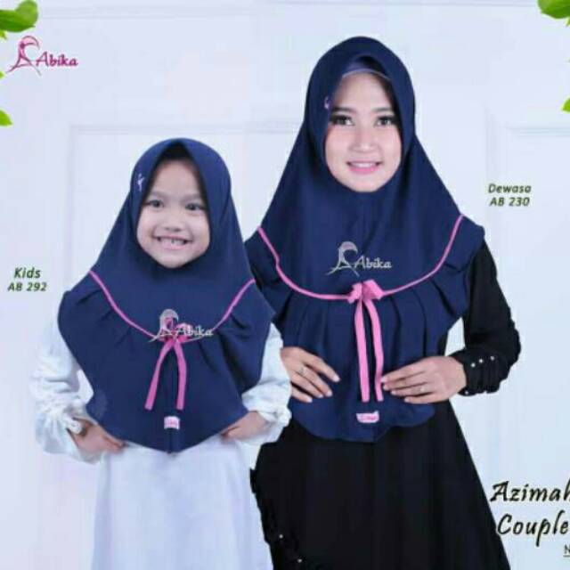 KHIMAR AZIMAH BY ABIKA HIJAB, HIJAB COUPLE, HIJAB INSTAN