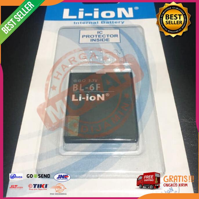 Acc Hp Baterai Nokia N78 N79 N95 8Gb Bl 6F 1200Mah Li On Baterai Ic Protector