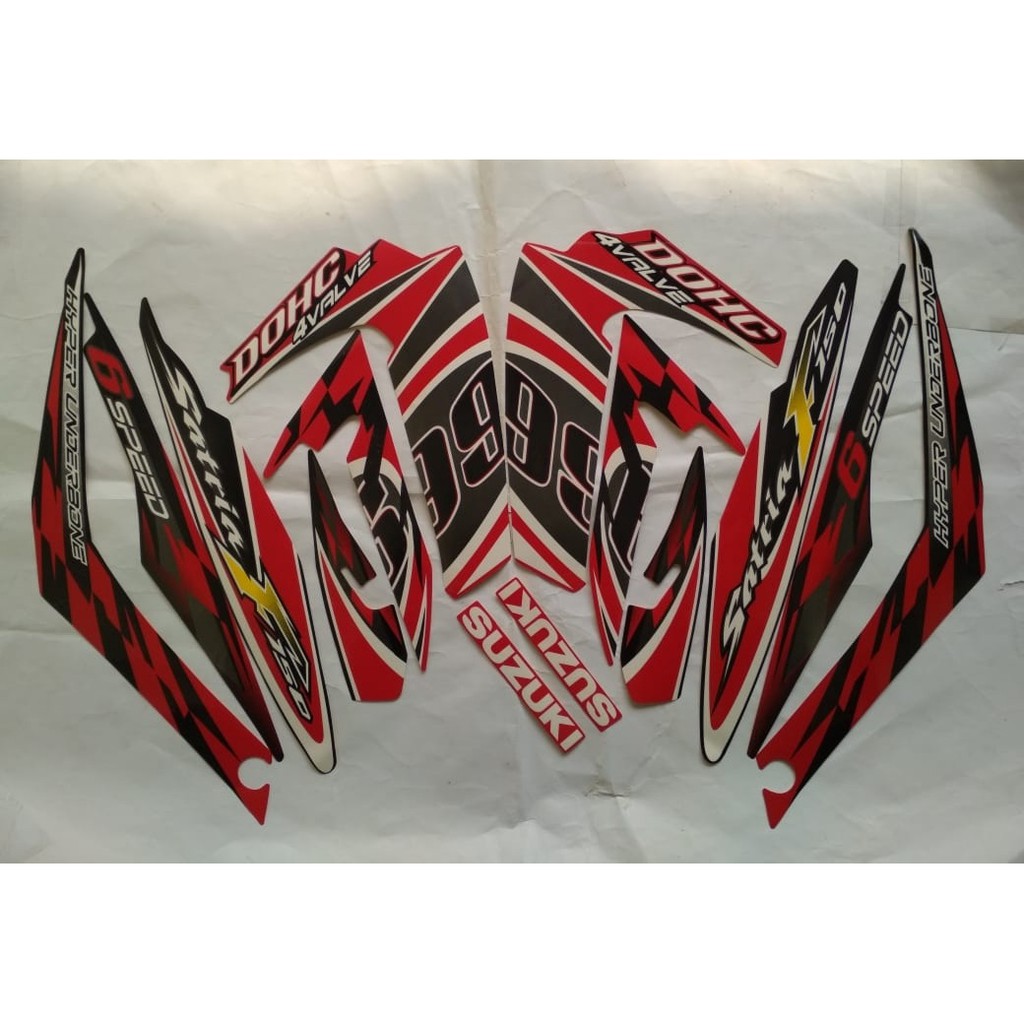 stiker striping suzuki satria fu  2012