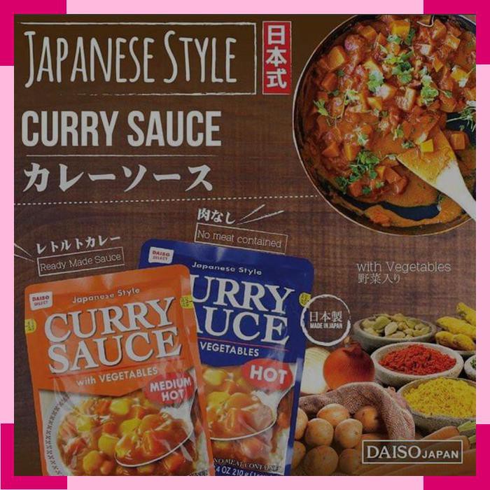 

Japanese Style Daiso Curry Sauce with Vegetable Medium Hot Kari Jepang