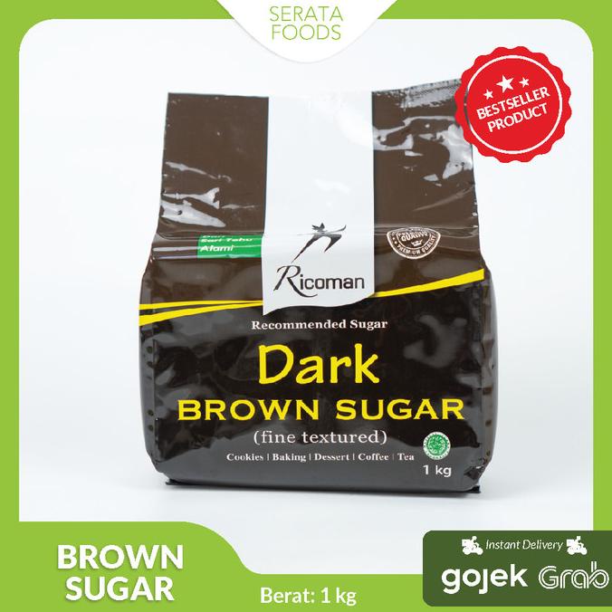 

Ricoman Dark Brown Sugar 1 Kg