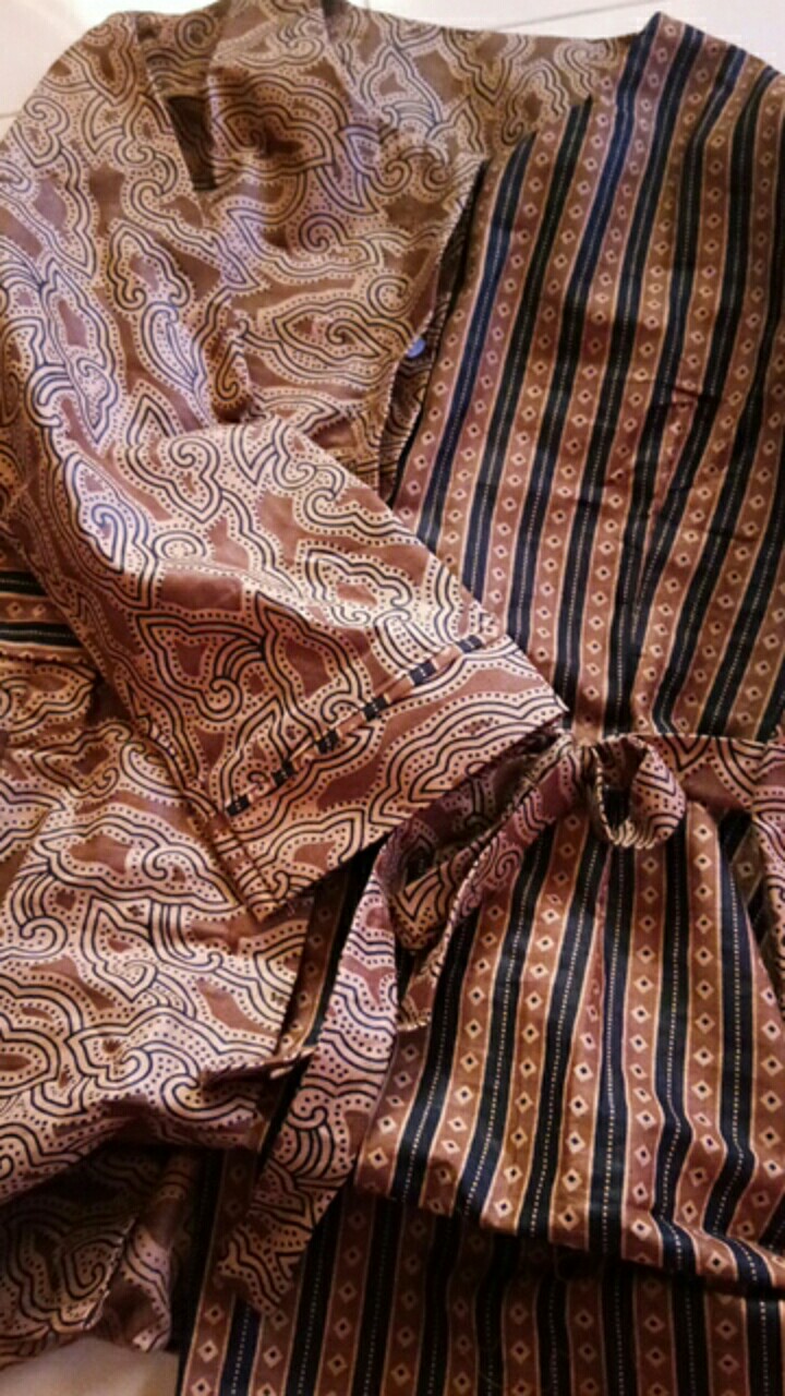 Batik Wanita Asj Sa Hrb026 Kenongo Kemeja Tosca Pendek