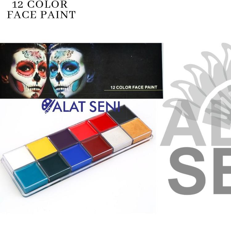 

*((TOP Seller)) 12 Color Face Paint - Face & Body Painting Set 12 Color - Body Art ..,,.,,.,