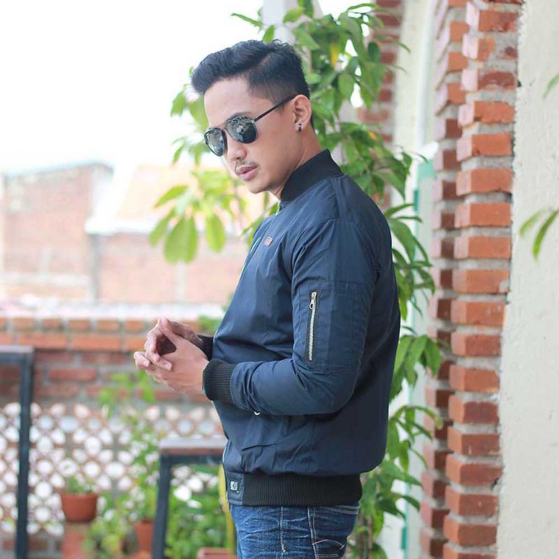 Jaket Bomber Pria Casual Original Distro Premium