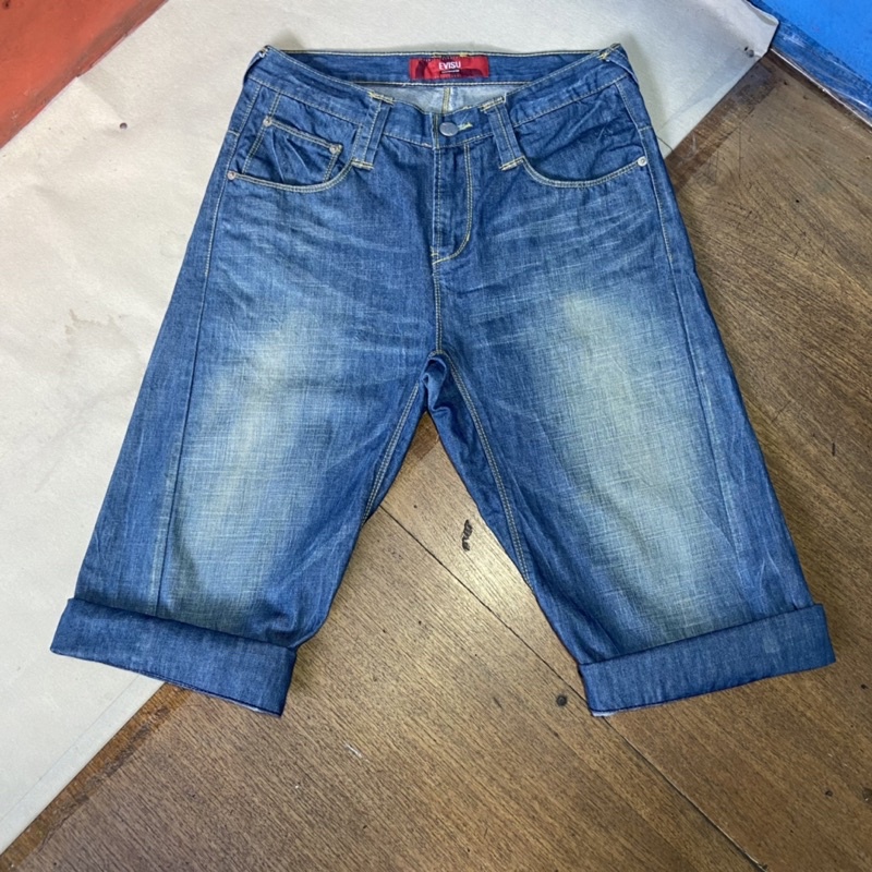 Jeans evisu pendek second size 31