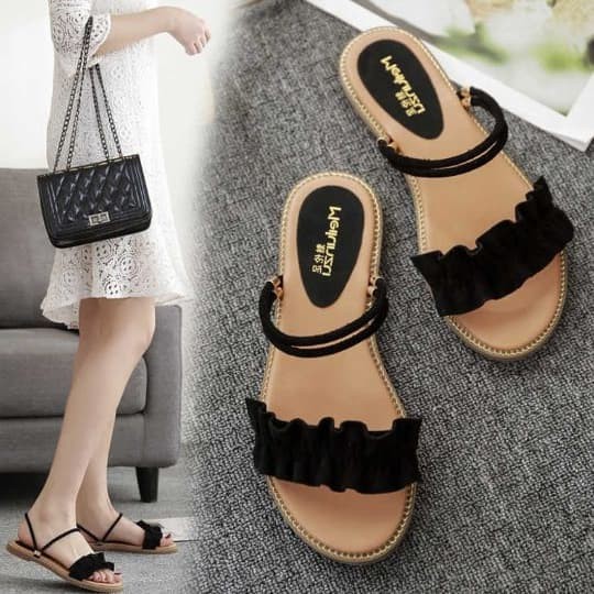 Sandal Wanita Kekinian Sendal Teplek Wanita Kekinian Sandal Teplek Wanita Terbaru Sendal Lebaran Wan