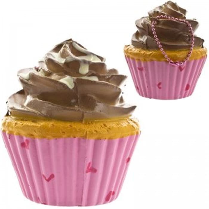 Gantungan Kunci Squishy Sammy The Patissier - Cupcake Pearl Pink