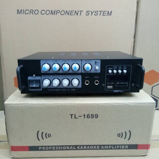 Amplifier Power Ampli Mini TL-1699 USB Bluetooth