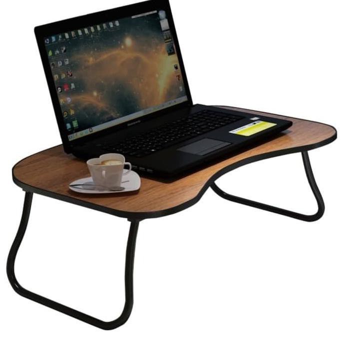 Meja Lipat Anak/Belajar/Lesehan/Ngaji Mini Alumunium, Uk 60X50X25 Cm - Merah Muda Nadiasarahshop