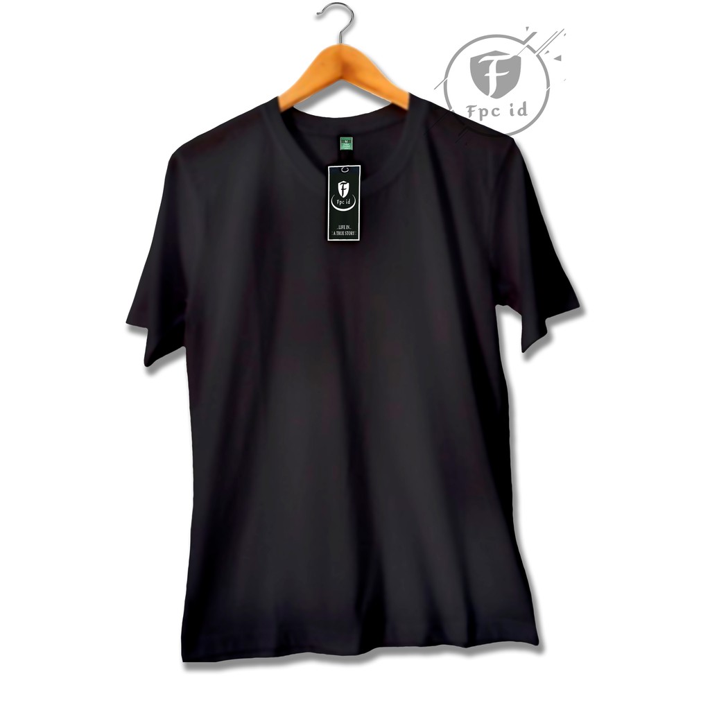 Kaos Polos Hitam Original Cotton Combed 30s Pakaian Distro Kaos Polos Hitam Original Cotton Combed 30s Pakaian Distro