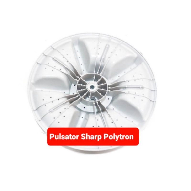 Pulsator mesin cuci polytron sharp 34 cm gigi 10