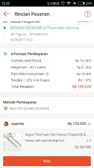 Sujeo Premium Set Korea Chopstick & Spoon Korean Sendok Sumpit Makan Korean