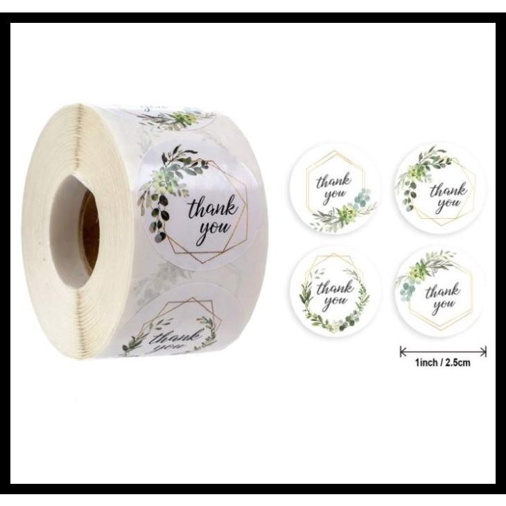

Sticker Stiker Roll Label Cookies Homemade Packaging Thank You 04 Mix Kode 1192