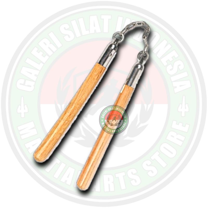 Double Stick Kayu - Nunchaku Kayu