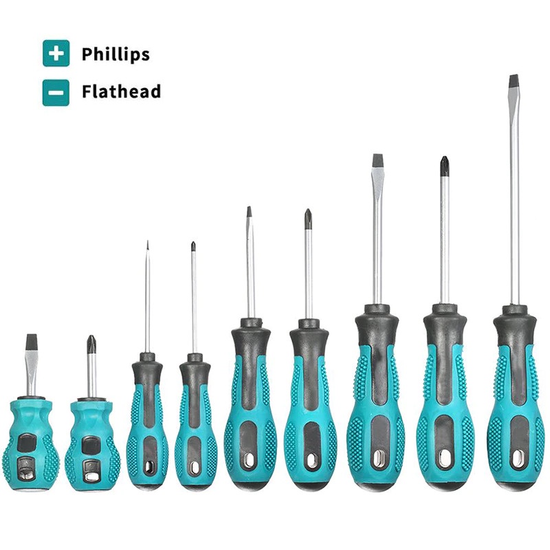 9 in 1 Screwdriver Obeng Set Reparasi Magnetic Kuat Head